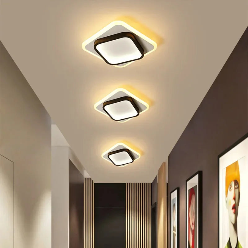 plafonnier led design moderne luminaire décoratif d'intérieur idéal - vue 7 sur 12