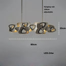 lustre en cristal design tendance éclairage à led moderne