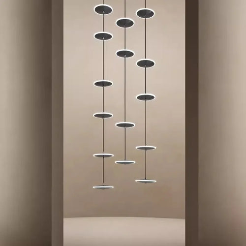 lustre moderne rond pour éclairage intérieur élégant