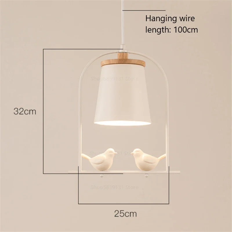 applique murale moderne led en forme d'oiseaux pour décoration - vue 6 sur 12
