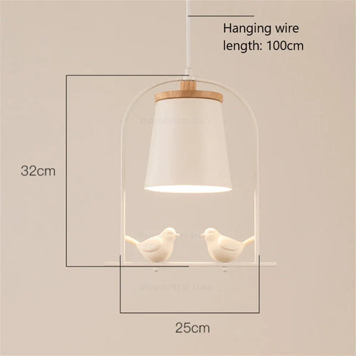 Moderne LED-Wandleuchte in Vogel-Design für Dekoration - vue 6 sur 12