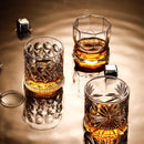 Verres à whisky old fashioned gravure classique bar