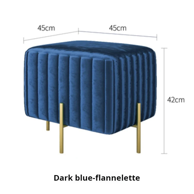 banc en velours nordique créatif multifonction pour le salon et la chambre - vue 13 sur 16