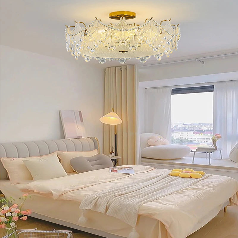 lustre led post-moderne de luxe suspendu pour la saison - vue 6 sur 9
