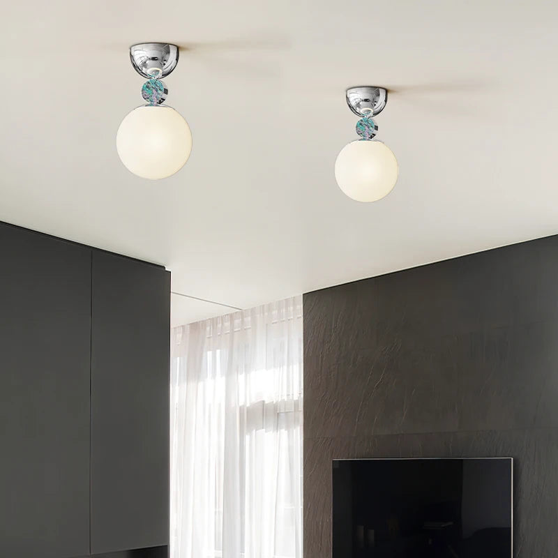 suspension décorative en cristal de luxe pour intérieur - vue 3 sur 12