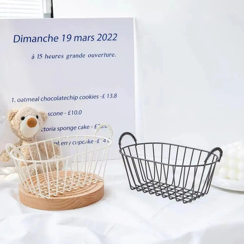 paniers en fil de fer pour rangement et organisation