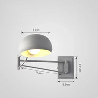 applique murale led moderne pliable rétractable avec interrupteur