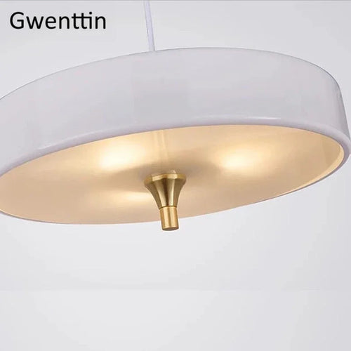 suspension ronde nordique luminaires led pour décoration moderne