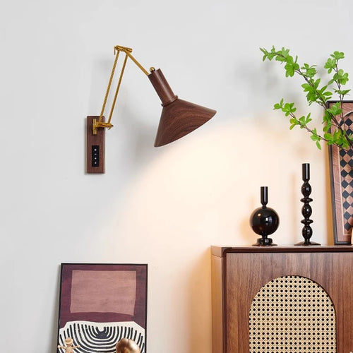 Schwenkbare Wandleuchte LED dimmbar Bauhaus Spot Vollspektrum - vue 2 sur 9