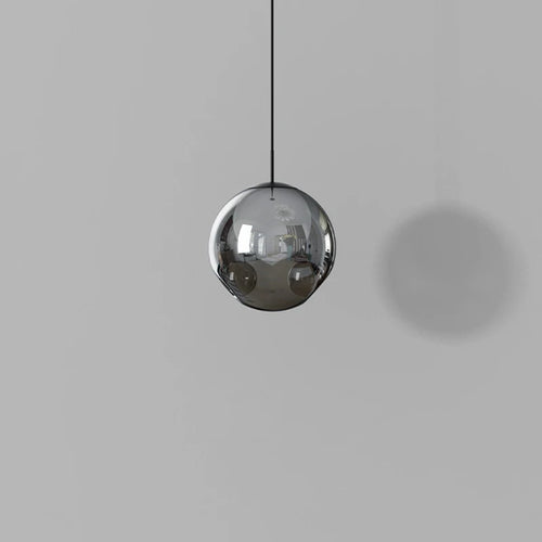 Nordischer Kronleuchter aus Glas einfache Pendelleuchte für Innenräume - vue 4 sur 7