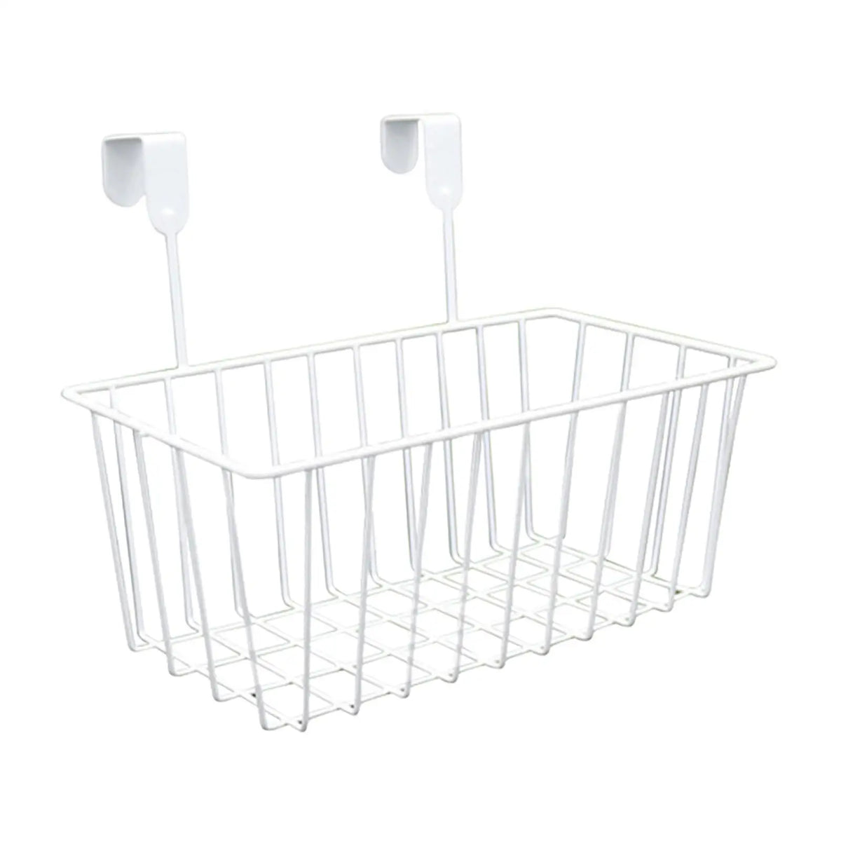 over the closet door, organizer, basket, grid, storage baskets with hooks, wire - vue 7 sur 8