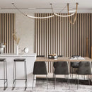lustre led en silicone et cuir artificiel pour hôtel