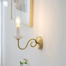applique murale en céramique luxe style français rétro avec lumière LED