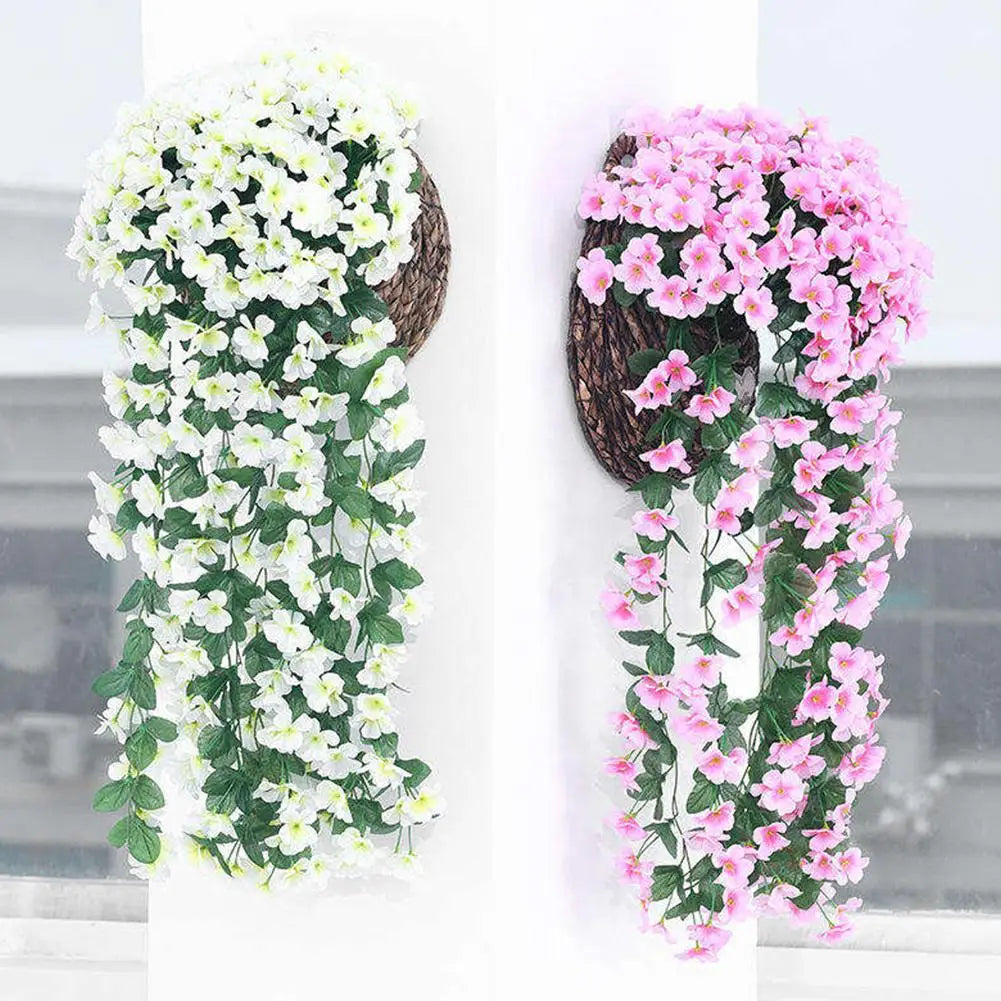 fleur artificielle suspendue pour décoration de fête et mariage - vue 3 sur 12