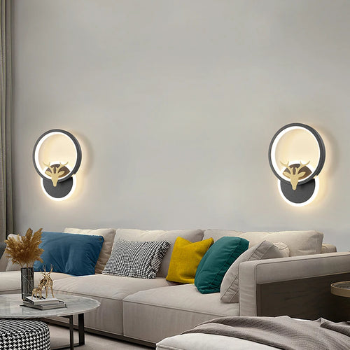 Moderne minimalistische Wandleuchte für Flure und Treppen - vue 5 sur 12