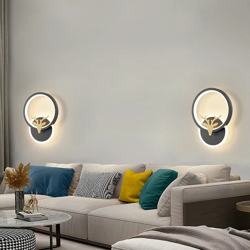 Moderne minimalistische Wandleuchte für Flure und Treppen - vue 5 sur 12