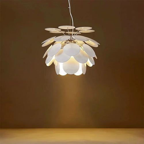 lustre moderne en verre forme pomme de pin pour décoration intérieure