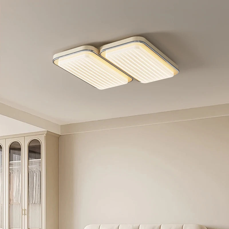 plafonnier led moderne design simple protection yeux et spectre complet - vue 7 sur 12