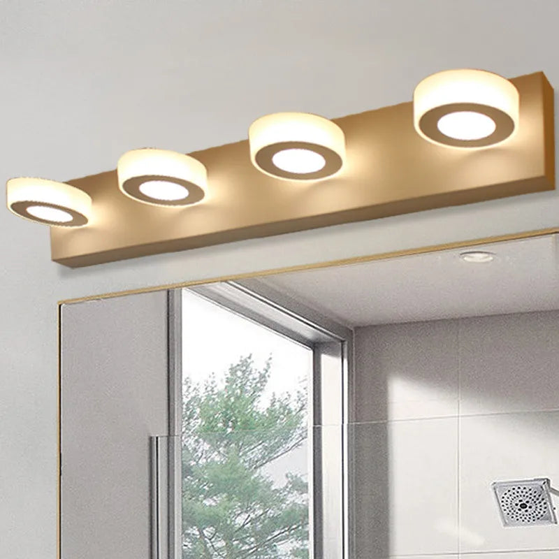 applique murale led moderne pour miroir et éclairage décoratif - vue 3 sur 9