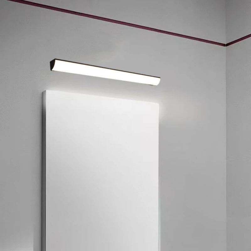 applique murale miroir en aluminium ligne simple - vue 2 sur 10