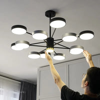 lustre moderne à leds pour intérieur décoratif maison