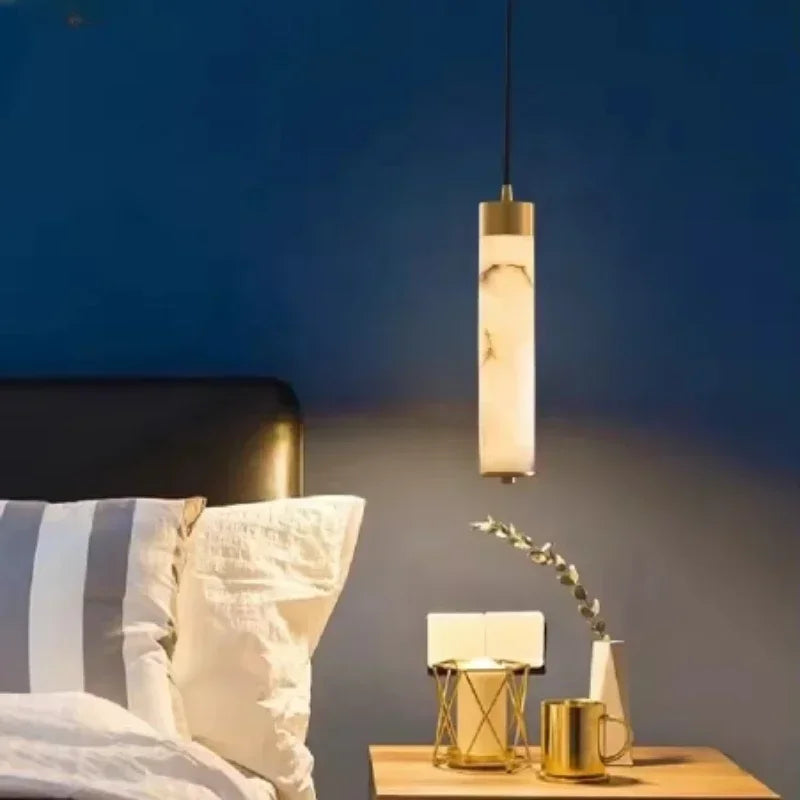 lustre en marbre nordique moderne pour décoration intérieure - vue 6 sur 7