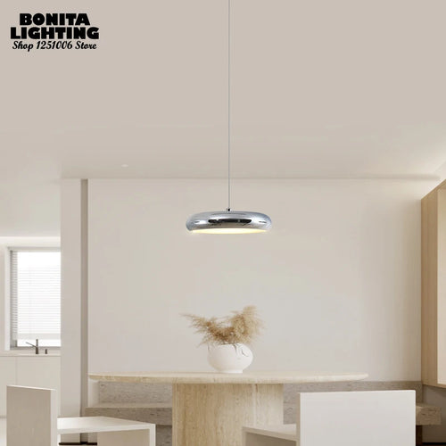 suspension à led minimaliste moderne design luxe ronde avec gradation