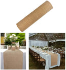 Chemin de table en jute decoration champetre mariage