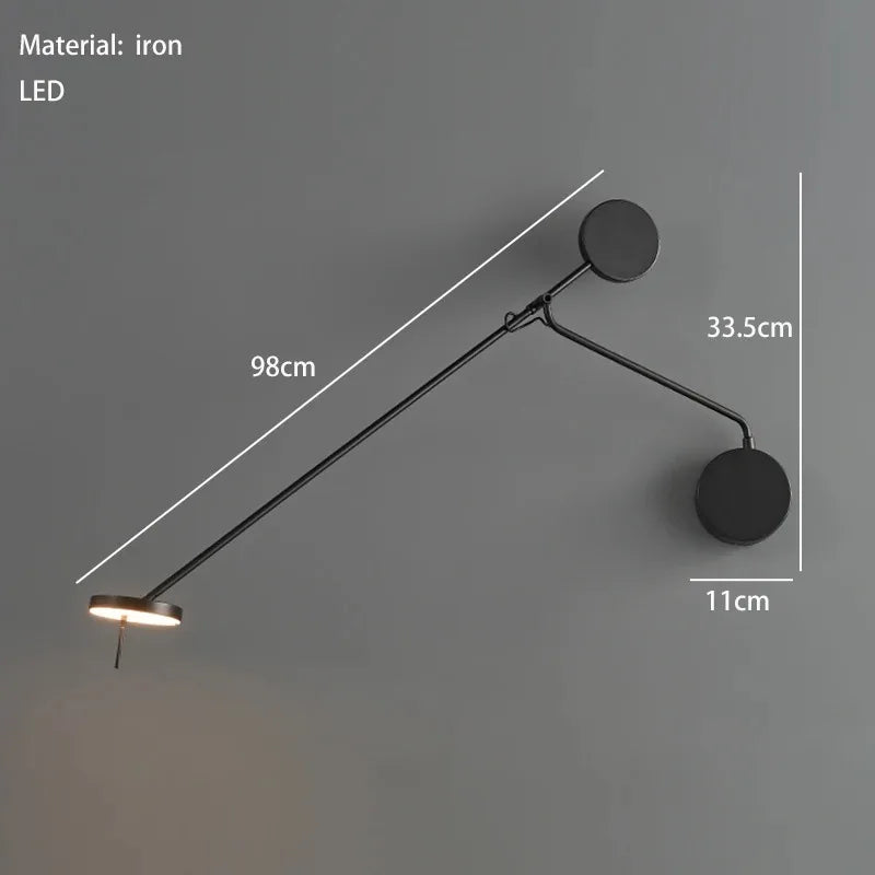Minimalistische LED-Wandleuchte für Büro und Innendekoration