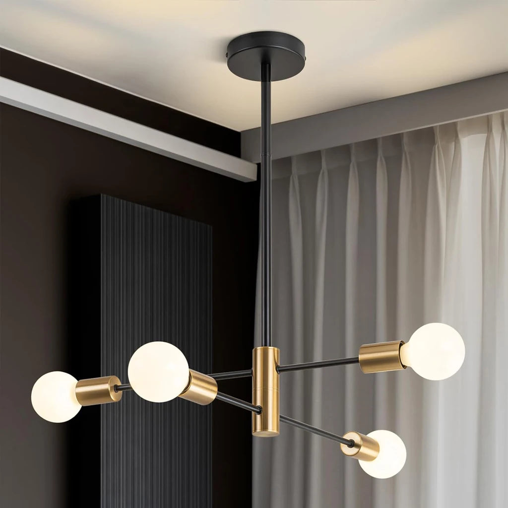 lustre moderne spoutnik pour un décor contemporain élégant - vue 5 sur 11