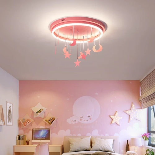Kreative LED-Deckenleuchte für Kinderzimmer dekorativ und schlicht