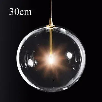 Moderne Pendelleuchte aus Glas für elegante Innendekoration - vue 9 sur 10