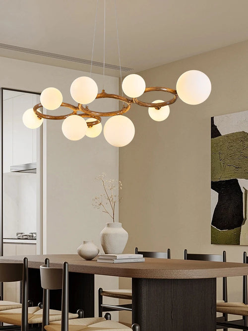 Wabi-Sabi-Kronleuchter für elegante Innendekoration - vue 2 sur 9