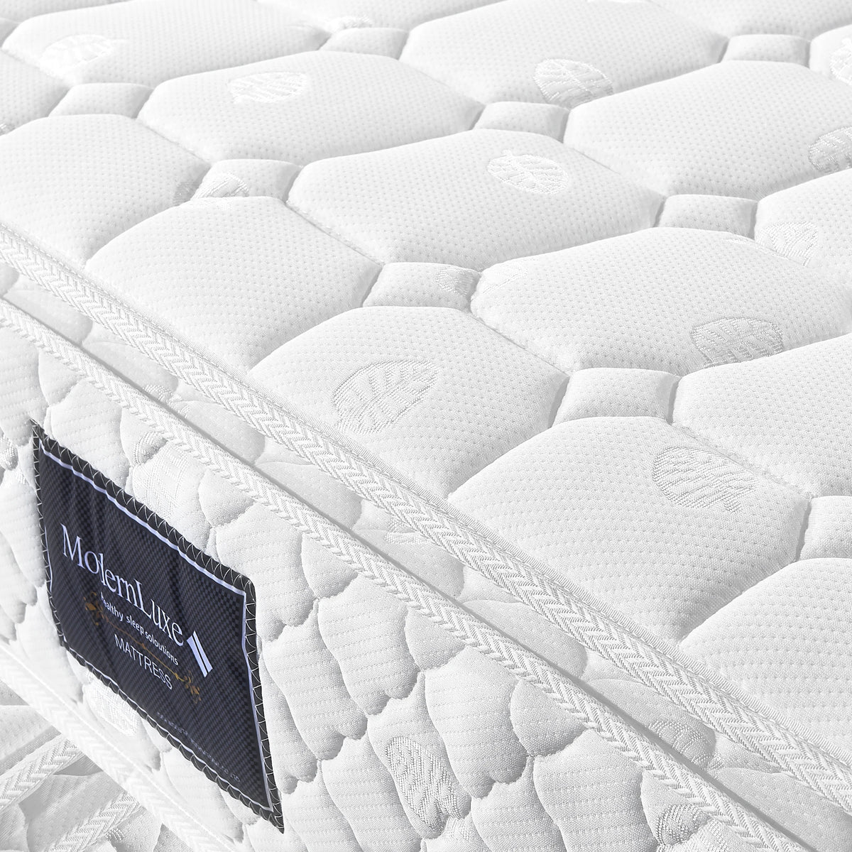 Spring core mattress, 7 zones cold foam mattress, 140x200cm pocket spring core, 100% Oeko-Tex tested microfas