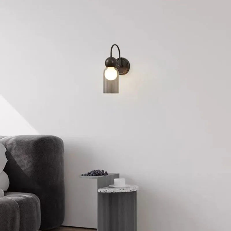 applique murale moderne en verre design - vue 3 sur 10