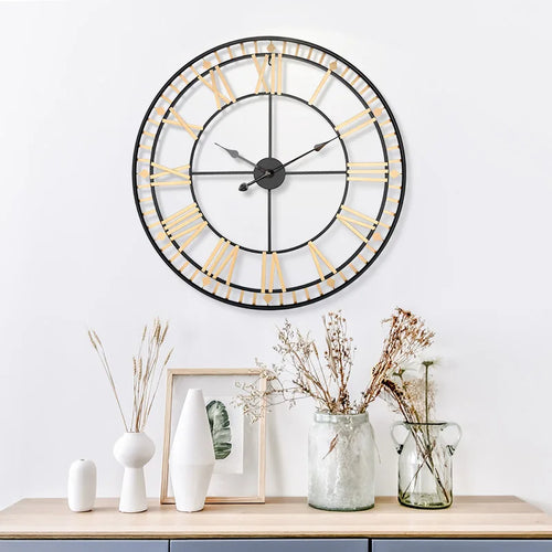 horloge murale grande taille design moderne style européen à suspendre