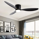 Intelligenter Deckenventilator im nordischen Stil für modernes Interieur