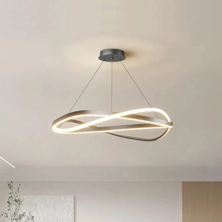 lustre anneau minimaliste créatif moderne pour maison - vue 2 sur 10