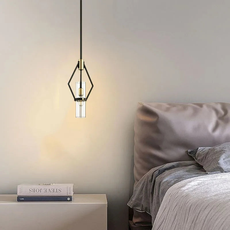 Moderne Pendelleuchte aus Glas mit verstellbarem Kabel für den Innenbereich - vue 4 sur 7