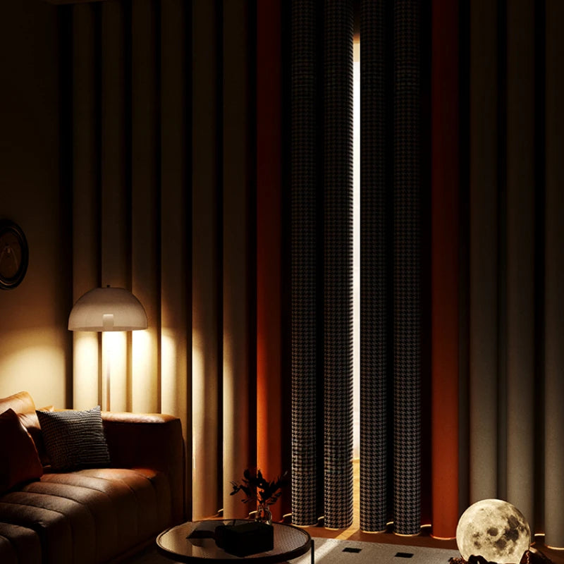 Rideau occultant moderne minimaliste pour salon et chambre