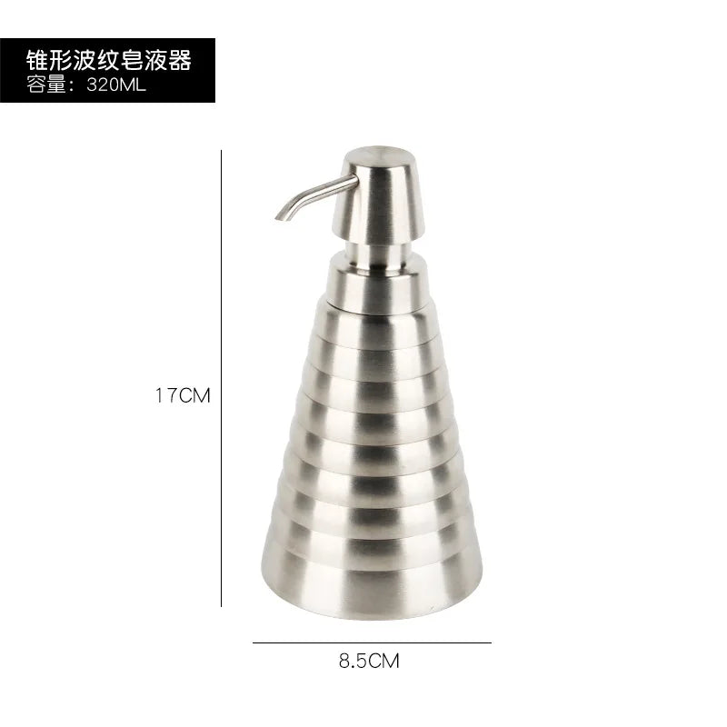 distributeur de savon liquide en acier inoxydable pour salle de bain - vue 14 sur 20
