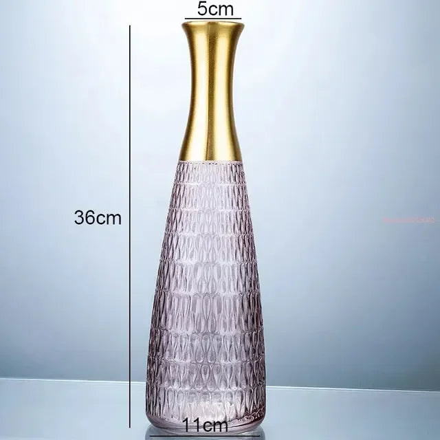 vase en verre décoratif pour arrangements floraux modernes - vue 7 sur 16