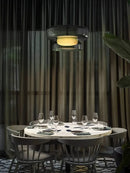 Suspension lustre design moderne en verre led décorative