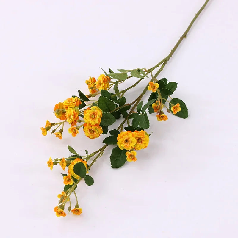 lot de 5 roses artificielles en soie pour décoration florale - vue 9 sur 13