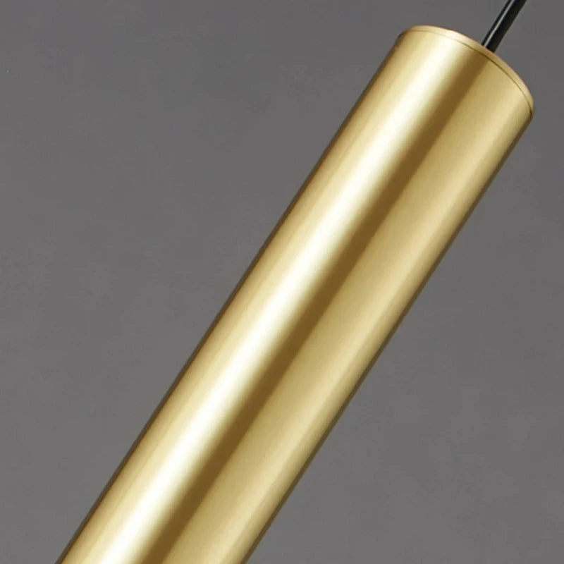suspension minimaliste en laiton 	 pour hôtel - vue 7 sur 8