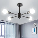 Moderne 4/6 têtes Plafonnier Rétro Plafond Lustre Lampe Industrielle Luminaria Lamparas pour Salon Plafonnier Éclairage