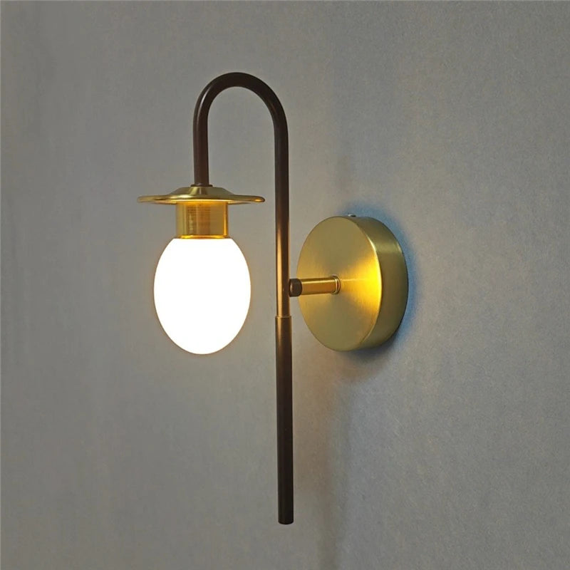 applique murale moderne design œuf de canard minimaliste à led - vue 2 sur 8