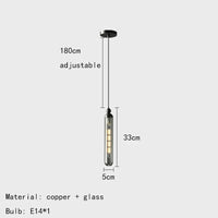 lustre nordique en verre avec cordon réglable et