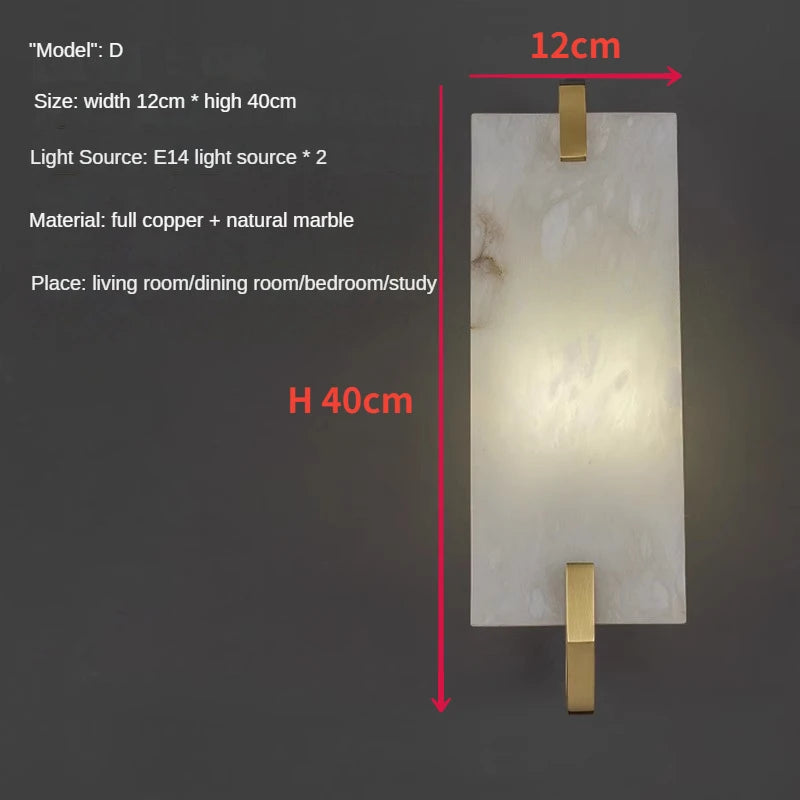 applique murale led en cuivre design moderne et personnalisable - vue 10 sur 11