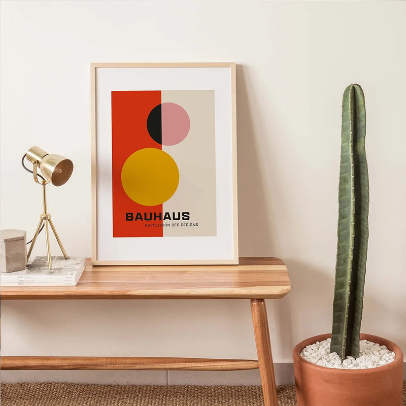 peinture sur toile motifs géométriques style nordique pour décoration moderne